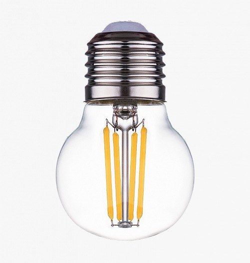 Лампа светодиодная нитевидная прозрачная шар G45 7 Вт 2700 К Е27 Фарлайт