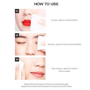Средство для снятия макияжа с глаз и губ RNW Der. Clear Gentle Lip & Eye Makeup Remover, 120мл, фото 2