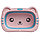 Детская ванночка складная Котик 79см розовый с матрасиком, фото 3