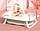 Детская ванночка складная Буренка 82см розовый с матрасиком, фото 9