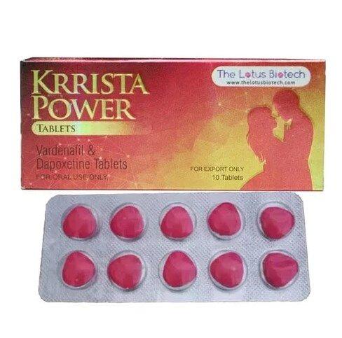 Мужской препарат Krrista Power (Vardenafil & Dapoxetine) 10 таб.