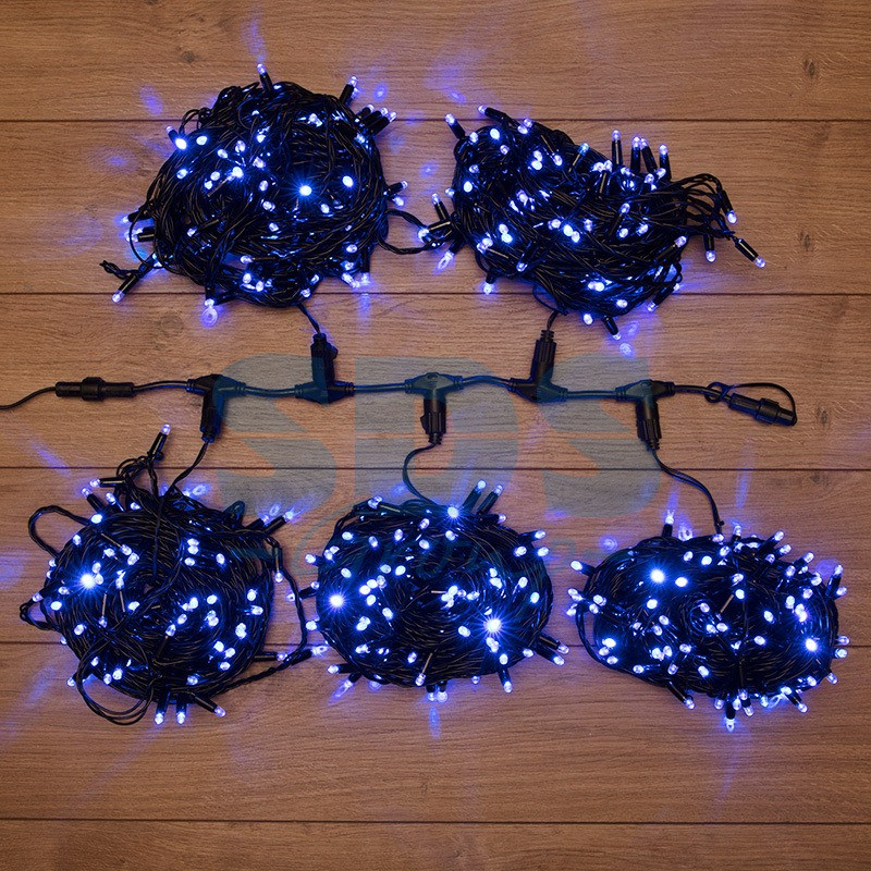 Гирлянда "LED ClipLight" 24V, 5 нитей по 20 метров, цвет диодов Синий - фото 1 - id-p97088810