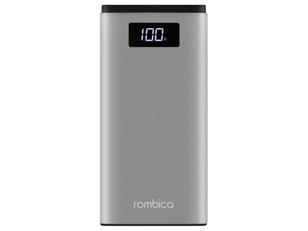 Внешний аккумулятор Rombica NEO TS100 Quick, серебристый - фото 2 - id-p86422979
