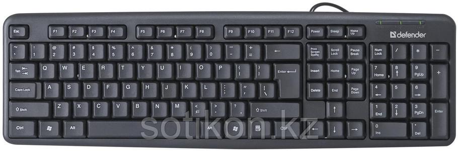 Клавиатура проводная Defender Element HB-520 RU черный USB, фото 2