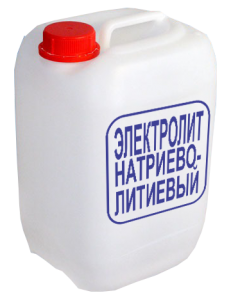 Электролит щелочной натриево литиевый