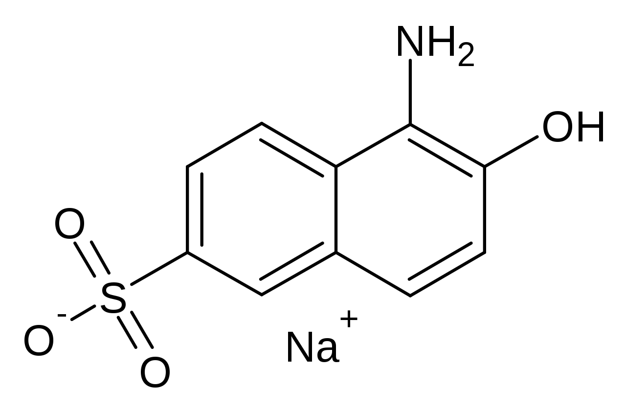 Эйконоге́н (1-амино-2нафтол-4сульфокислота) - фото 1 - id-p97090367