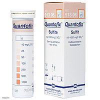 Бумага индикаторная QUANTOFIX Сульфиты, 0-1000 мг/л, полоски