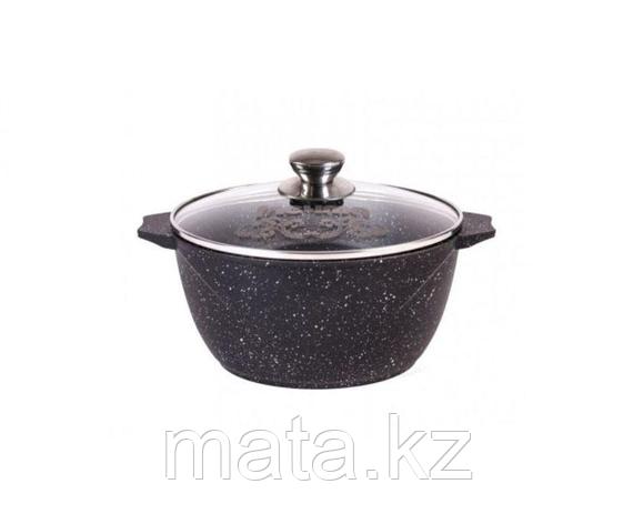 Кастрюля антипригарная "Гранит black" 8л Россия, фото 2