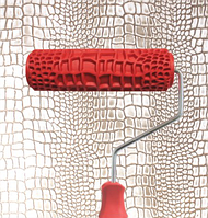 Валик структурный декоративный резиновый кожа крокодила в ассортименте N324