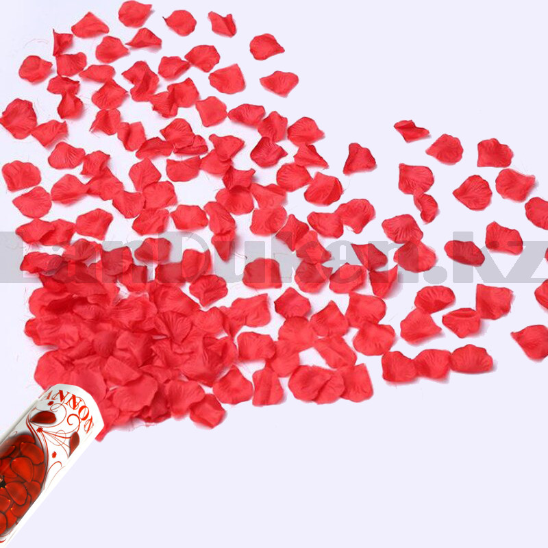 Хлопушка конфетти с лепестками роз Wedding cannon 30 см - фото 5 - id-p97104515
