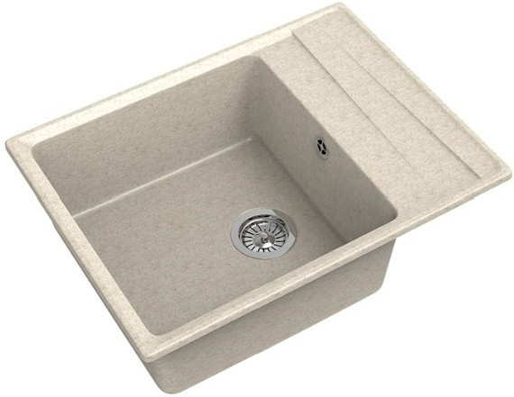 Кухонная мойка GranFest Level GF-LV-660L бежевый, фото 1