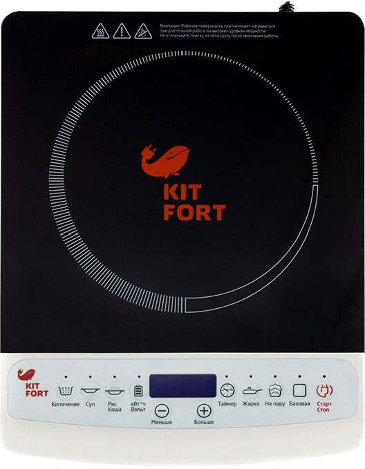 Настольная плита Kitfort КТ-101 белый - фото 3 - id-p97105636