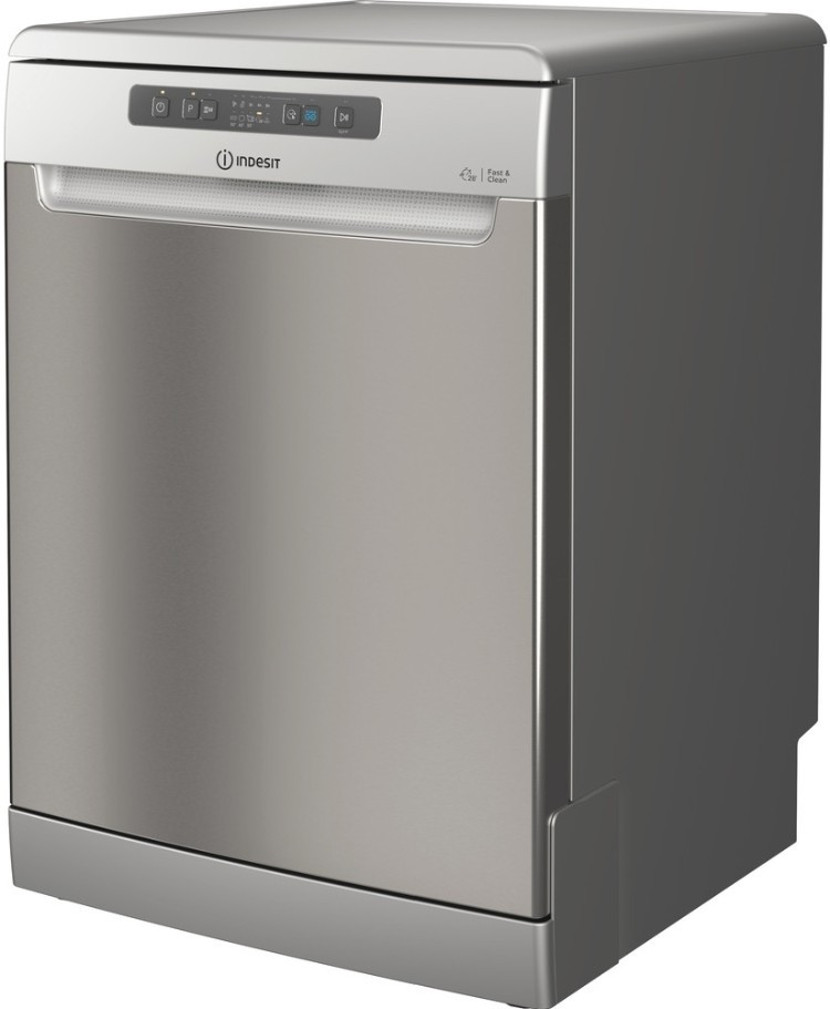Посудомоечная машина Indesit DFC 2B19 AC X серебристый - фото 1 - id-p97106646
