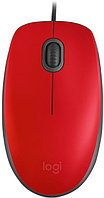 Мышь Logitech M110 910-005489 Silent красный