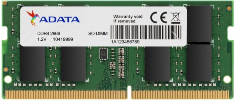 Оперативная память ADATA SO-DIMM DDR4 AD4S266632G19-RGN 32 GB