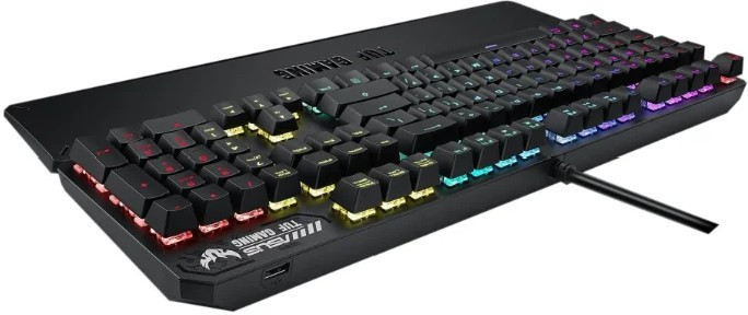 Клавиатура ASUS TUF Gaming K3 черный - фото 4 - id-p97106044