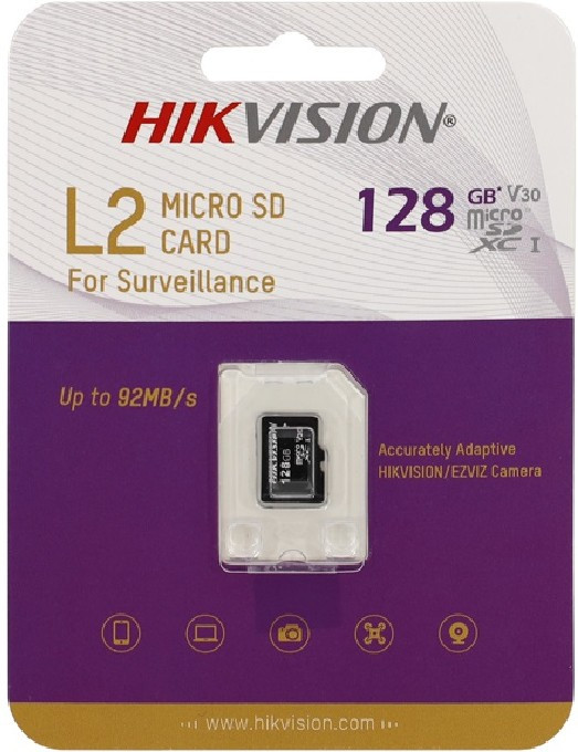 Карта памяти Hikvision HS-TF-L2/128G 128GB