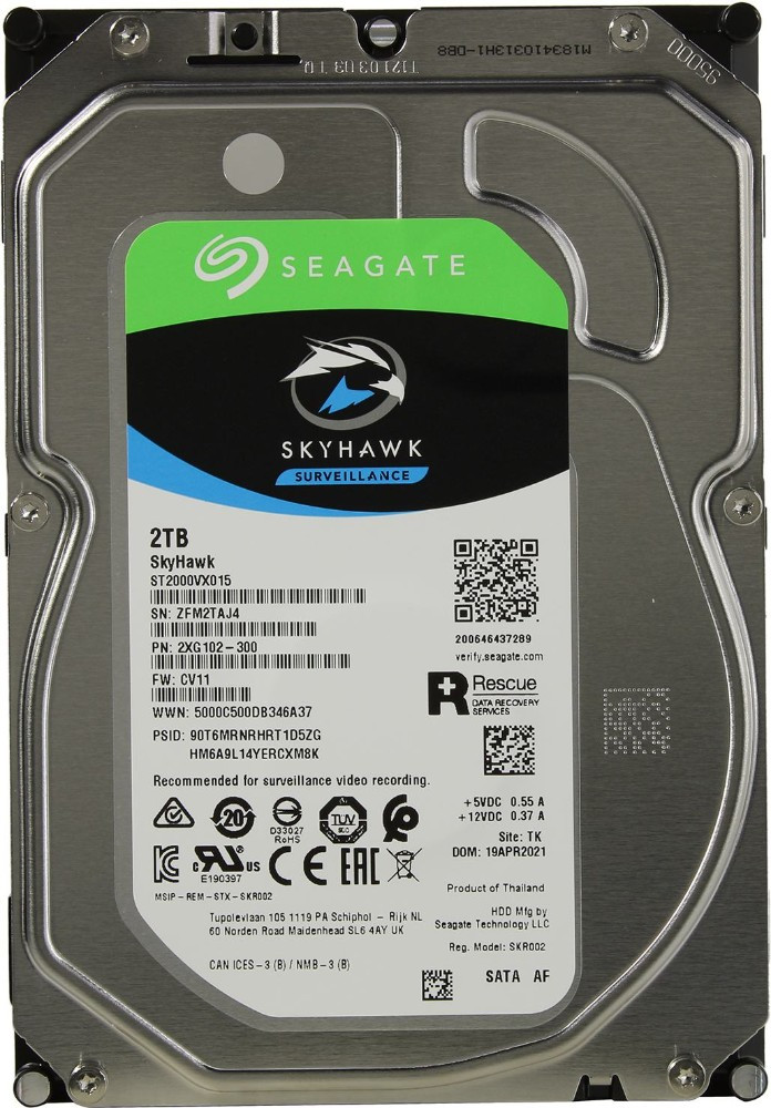 Seagate SkyHawk Surveillance ST2000VX015 2TB - фото 1 - id-p97107044