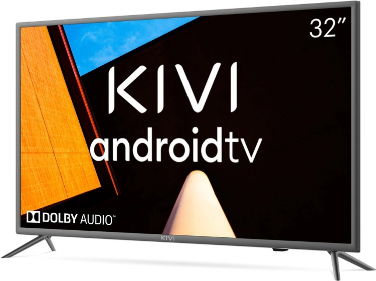 Телевизор Kivi 32H710KB 81 см серый - фото 2 - id-p97107066