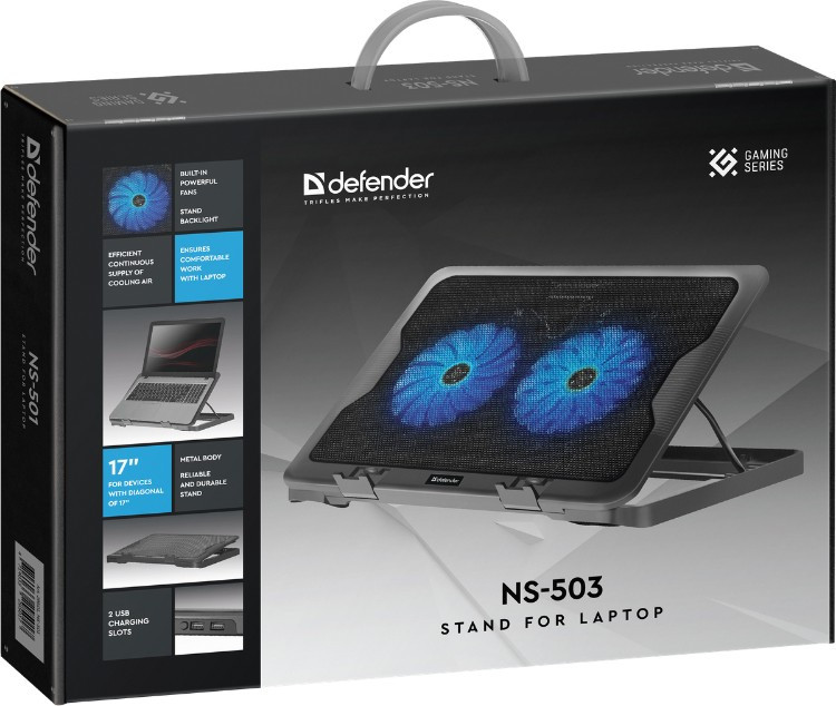 Подставка для ноутбука Defender NS-503 черный - фото 5 - id-p97107083