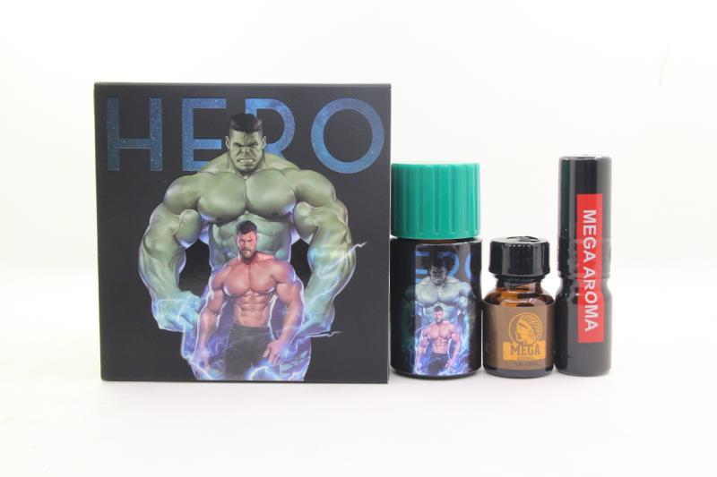 Попперс "HERO", 40 мл + 10 мл + флакон отливант + пипетка
