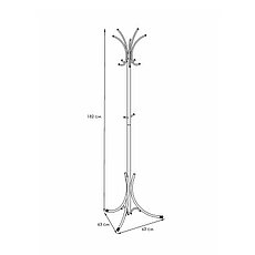 Вешалка-стойка №3 "Корона"  5 крючков, ВНП 17, фото 3