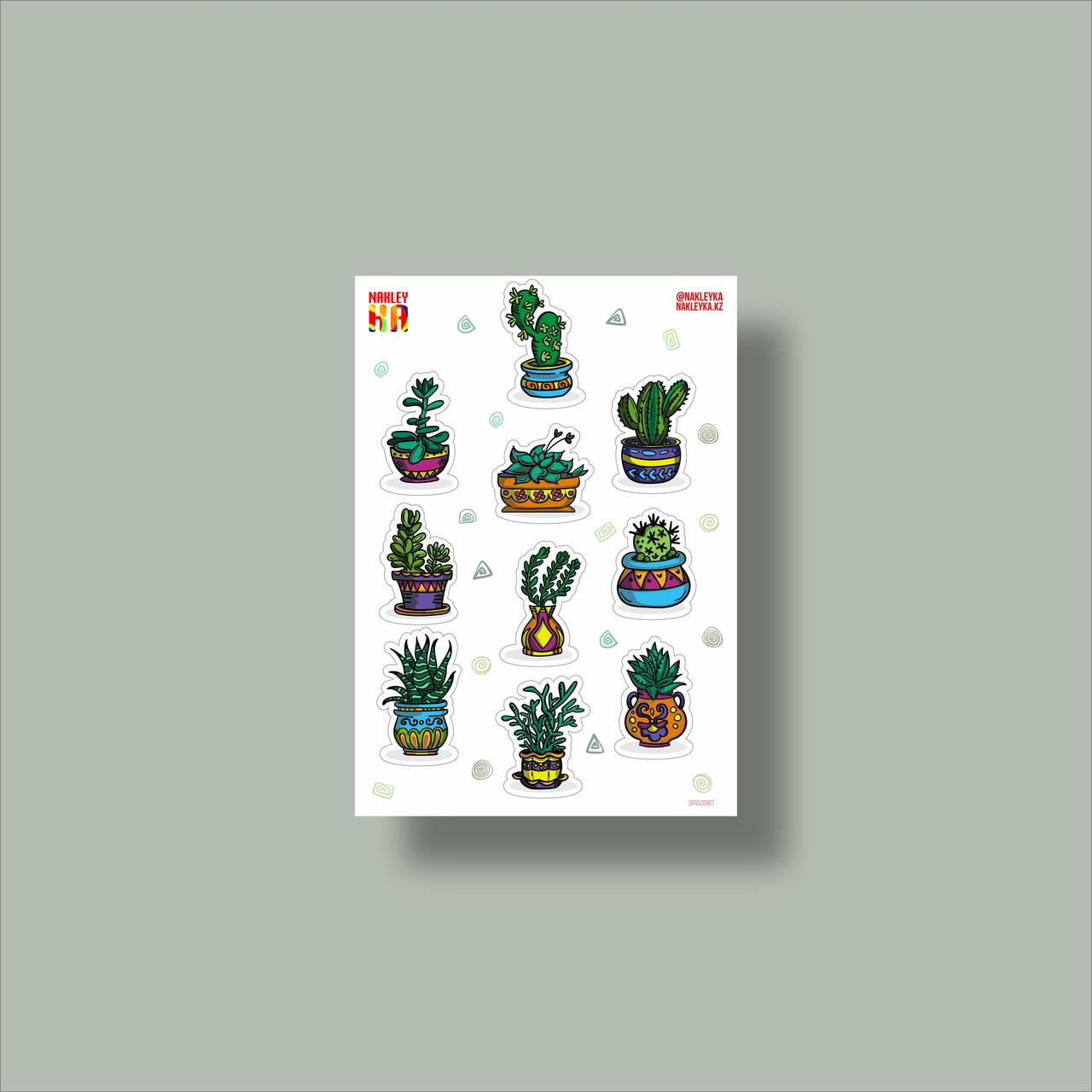 Набор наклеек "Цветы"