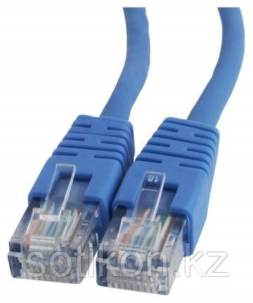 Патч-корд медный UTP Cablexpert PP10-1M/B кат.5e, 1м, литой, многожильный (синий), фото 2