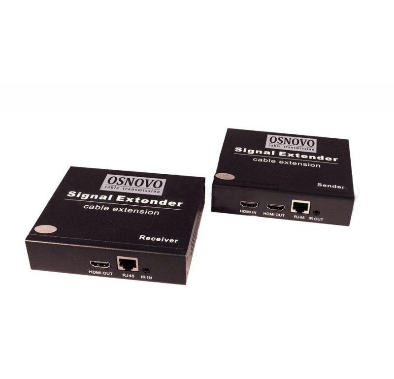 Приемник OSNOVO RLN-Hi/2, HDMI, ИК, RS232 по IP (H.264) до 200м