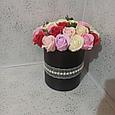Букет мыльных роз , 27 неувядаемых роз, фото 2