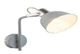 Бра S1657 1xE14 CHROME+GREY 255x130x260(TEKAVIZE)10sht