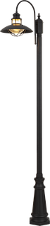 Парковый Светильник RH1779P-1MATT BLACK E27 H-2,45m