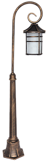 Парковый Светильник SAKURA RH021D 1.2M MATT BLACK GOLD