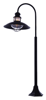 Парковый Светильник RH1779D-1 MATT BLACK E27