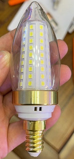 Лампа DekorC35 9W CLEAR E14 NEW 1080LM 6500K (TL)200