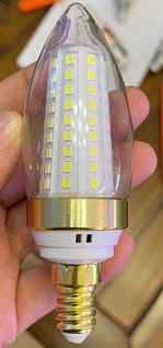 Лампа DekorC35 9W CLEAR E14 NEW 1080LM 3000K(TL)200