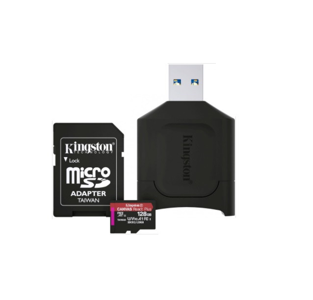 Карта памяти MicroSD 128GB Class 10 UHS-II A1 V90 Kingston MLPMR2/128GB