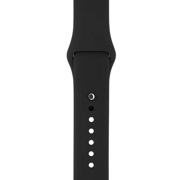 Ремешок для смарт-часов Apple Watch 42mm, Sport Band XL, фторэластомер, Black