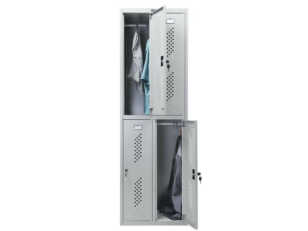 Шкаф металлический для раздевалок четырехсекционный - фото 2 - id-p97128266