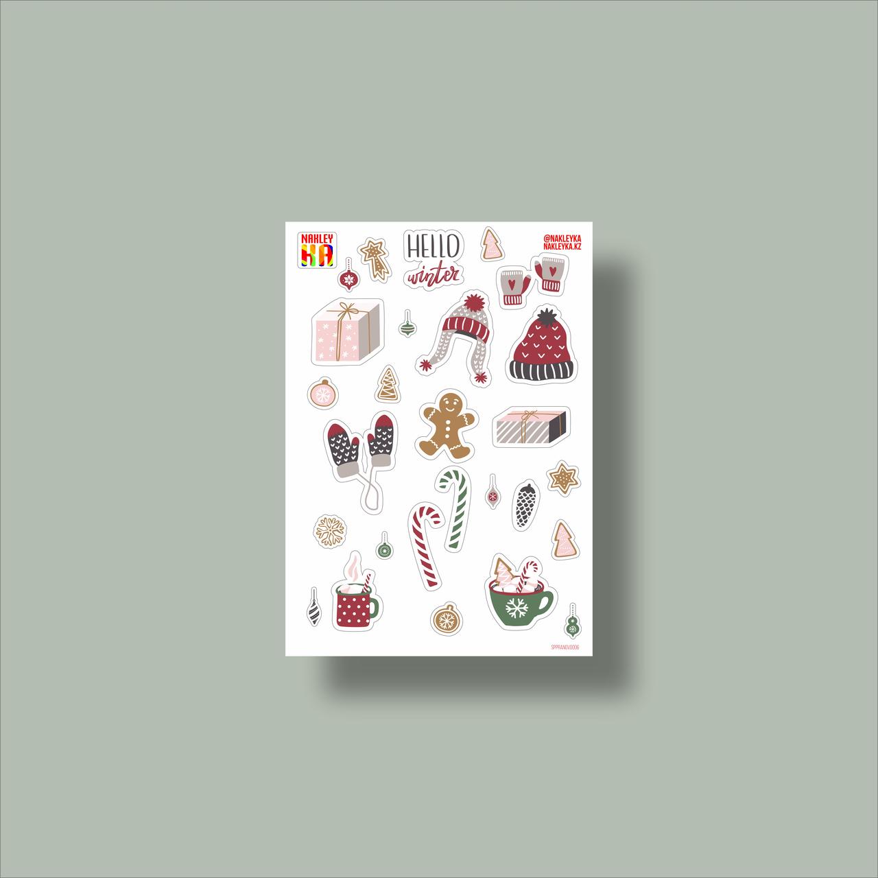 Набор наклеек "Рождество"