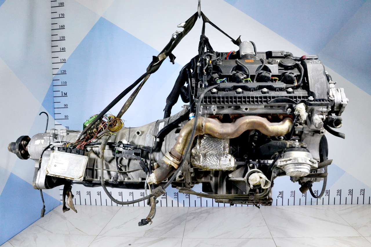 Двигатель BMW 4.4 32V N62 B44A Инжектор X5 E53 4WD - фото 4 - id-p97129399