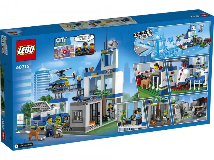 LEGO City 60316 Полицейский участок, конструктор ЛЕГО - фото 3 - id-p97129468