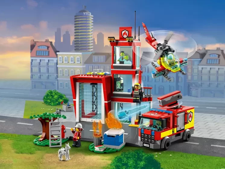 LEGO City 60320  Пожарная часть, конструктор ЛЕГО