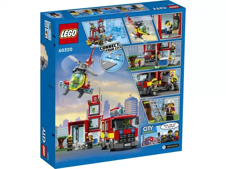 LEGO City 60320 Пожарная часть, конструктор ЛЕГО - фото 3 - id-p97129487