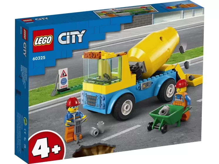 LEGO City 60325 Бетономешалка, конструктор ЛЕГО - фото 2 - id-p97129531