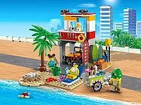 LEGO City 60328 Пост спасателей на пляже, конструктор ЛЕГО