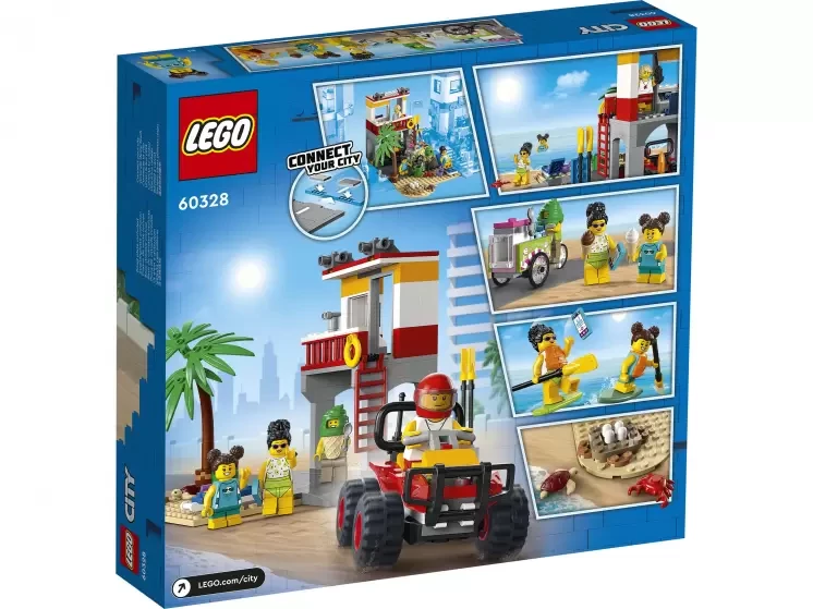 LEGO City 60328 Пост спасателей на пляже, конструктор ЛЕГО - фото 3 - id-p97129591