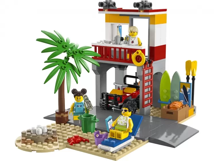 LEGO City 60328 Пост спасателей на пляже, конструктор ЛЕГО - фото 5 - id-p97129591