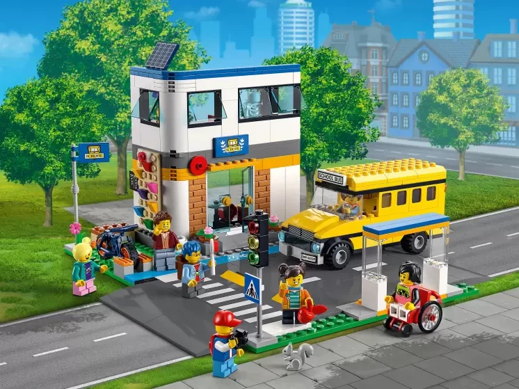 LEGO City 60329 День в школе, конструктор ЛЕГО - фото 1 - id-p97129614