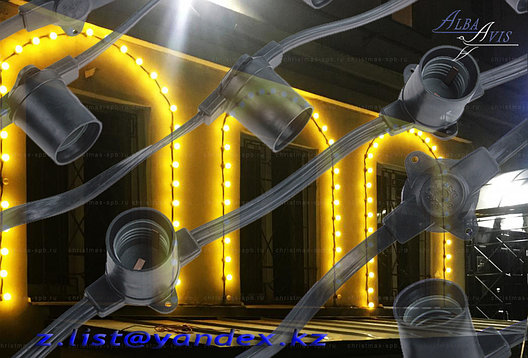 Гирлянды светодиодные накладной belt light 3 патрона на метр от 10 до 1000 метров, фото 2